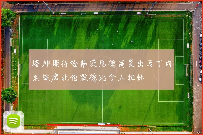 塔帅期待哈弗茨厄德高复出马丁内利缺席北伦敦德比令人担忧